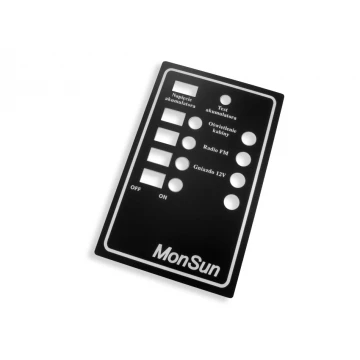 Frontplatte - SCHWARZ - Dicke: 1,6mm