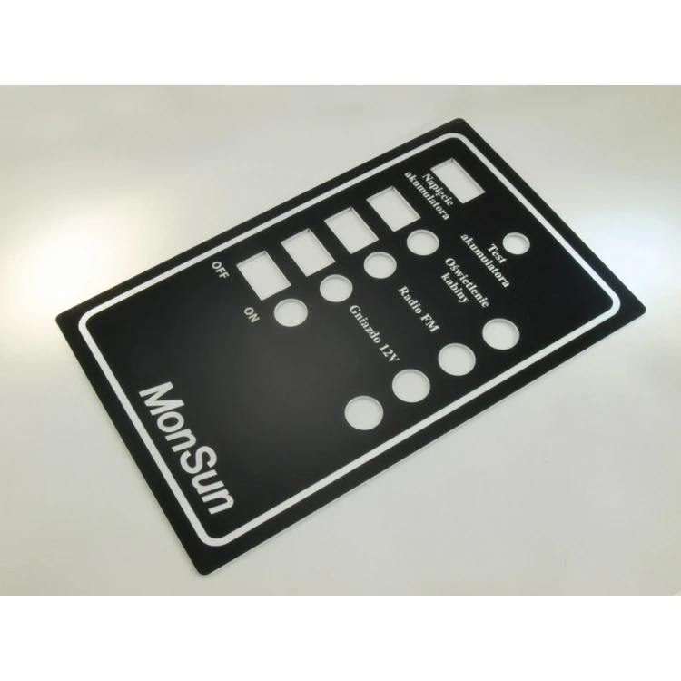 Frontplatte - SCHWARZ - Dicke: 1,6mm