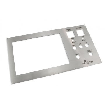 Stahlplatte mit den Maßen 499x273mm - Dicke: 2mm