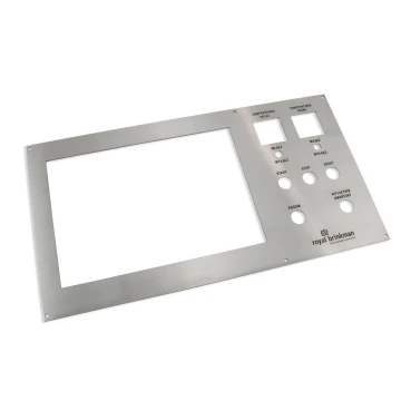 Stahlplatte mit den Maßen 499x273mm - Dicke: 2mm