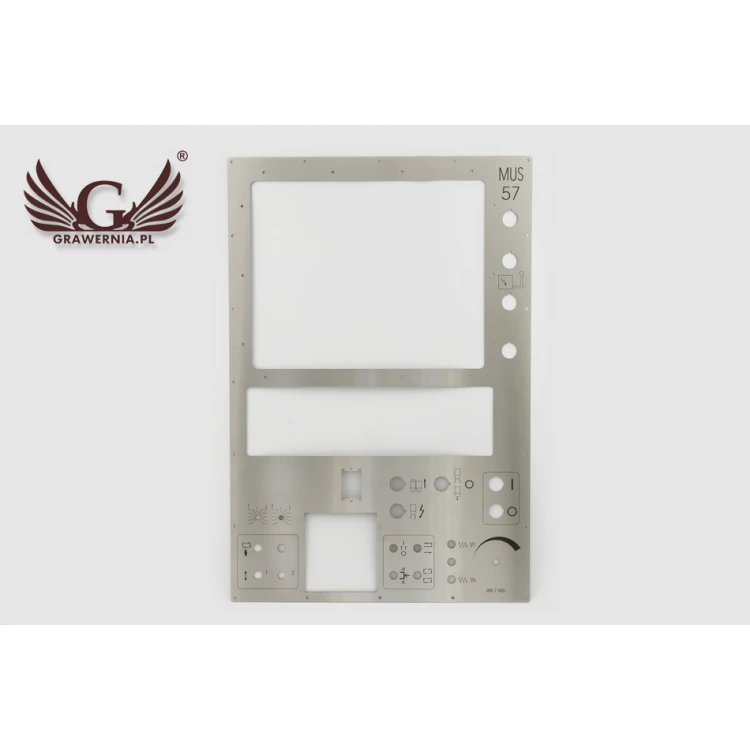 Stahlplatte mit den Maßen 650x440mm - Dicke: 2mm - PCZ019