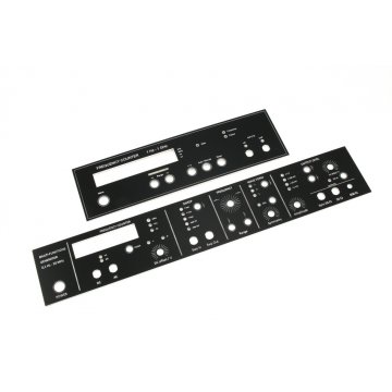 FRONTPLATTEN FÜR MASCHINEN UND GERÄTE - SCHWARZ - Stärke: 1,6mm