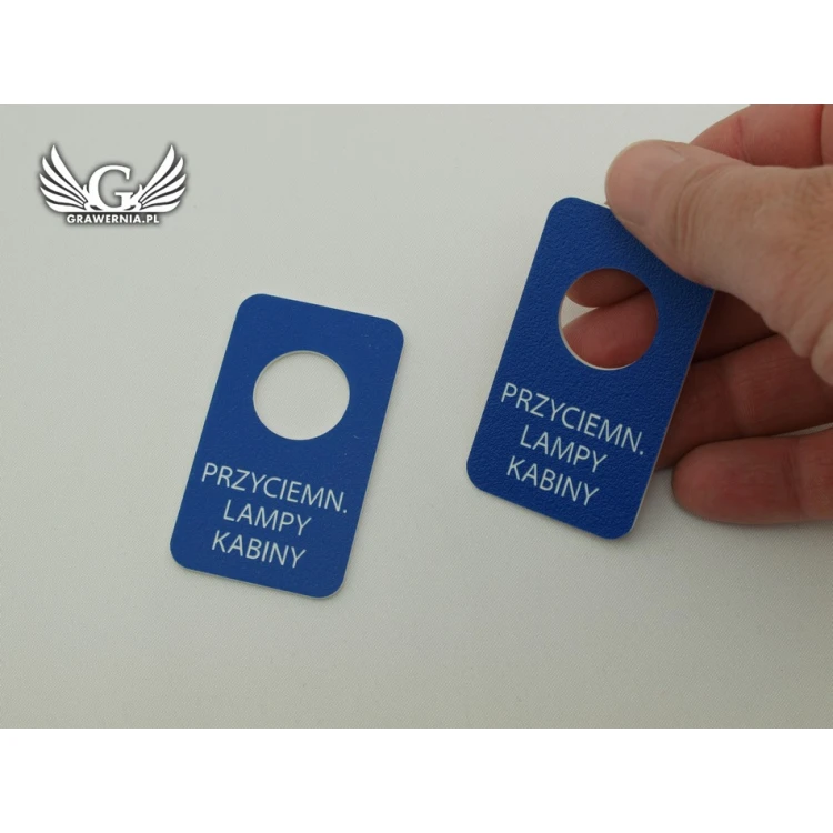 Frontplatten für Maschinen und Geräte - BLAU - Dicke: 1,6mm