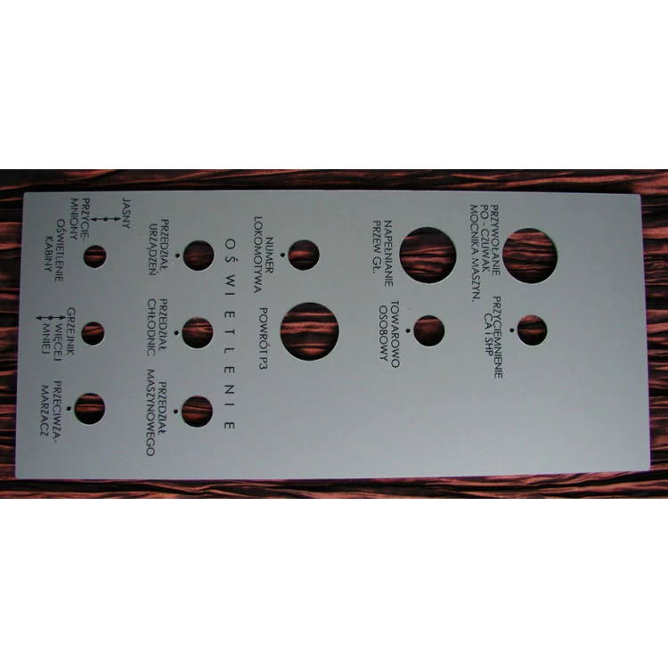 Frontplatten für Maschinen und Geräte - Dicke: 3,2mm