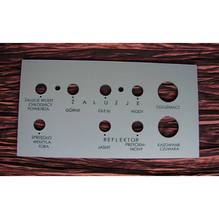 Frontplatten für Maschinen und Geräte - Dicke: 3,2mm