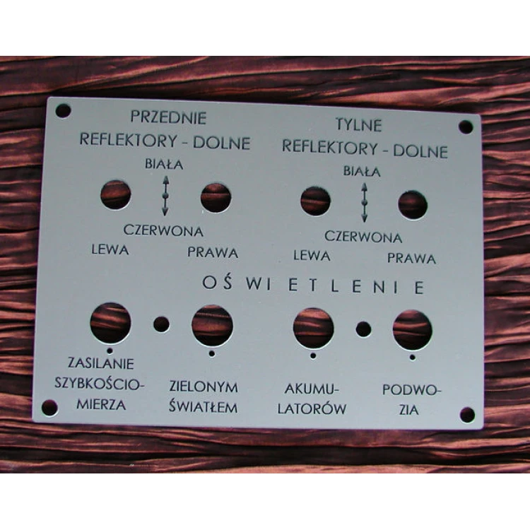 Frontplatten für Maschinen und Geräte - Dicke: 3,2mm
