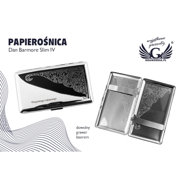 Zigarettenetui Dan Barmore SLIM IV - PAP004