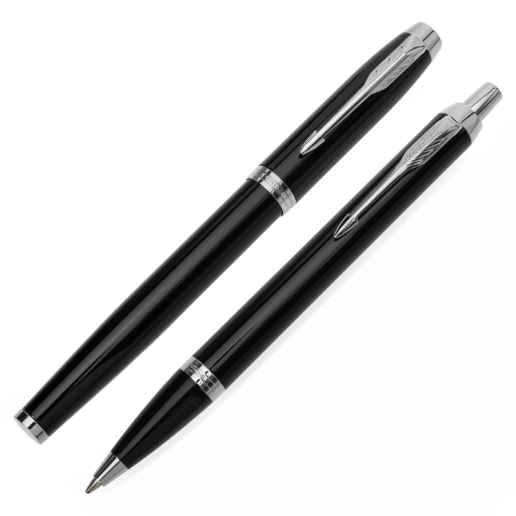 Parker IM Black GT Set - Füllfederhalter + Kugelschreiber mit Etui - PAR252