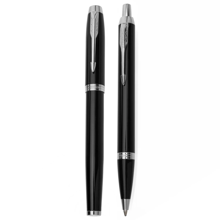 Parker IM Black GT Set - Füllfederhalter + Kugelschreiber mit Etui - PAR252