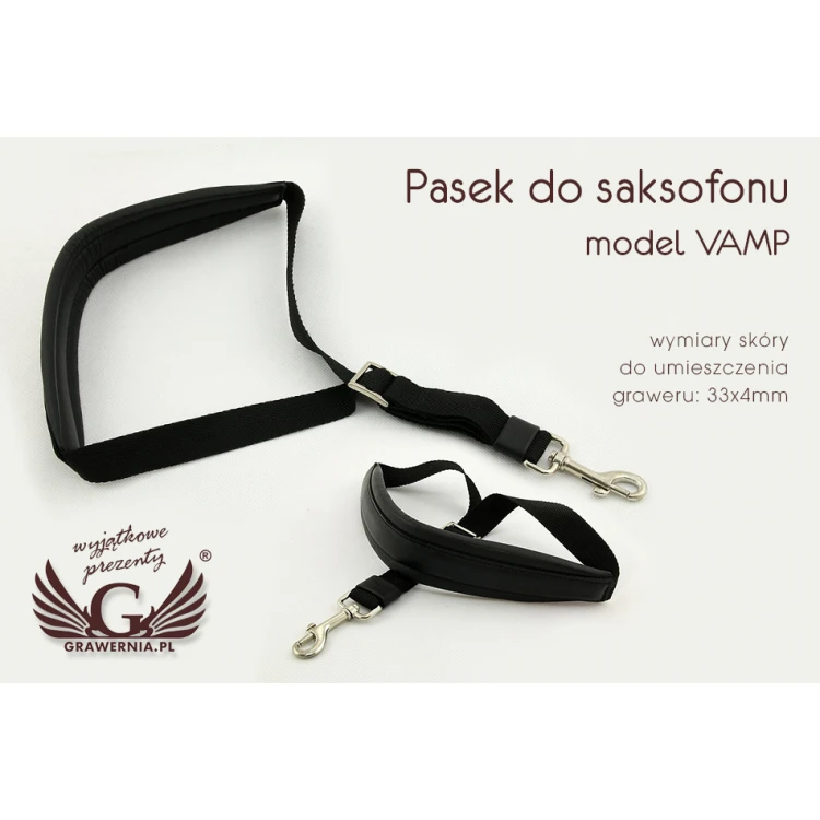SAXOPHONGURT schwarz - Modell Vamp - Komfort Version - PDS30