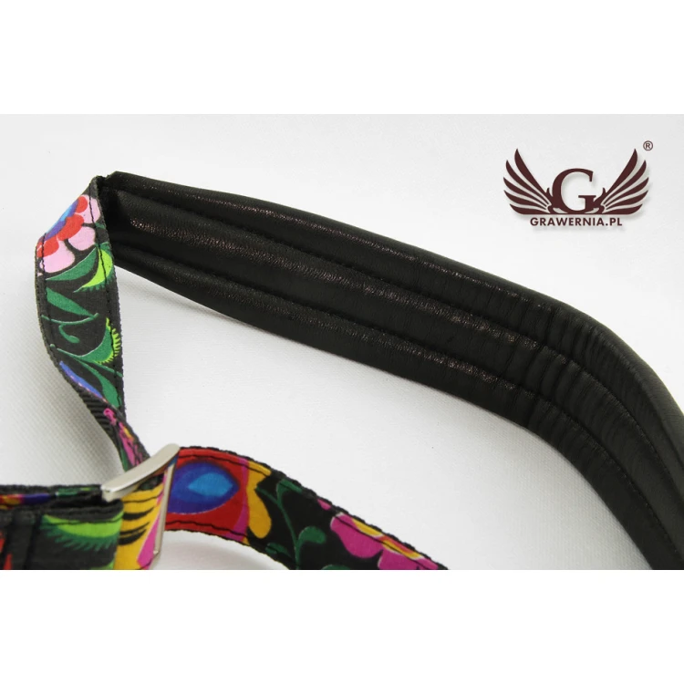 SAXOPHONGURT schwarz - Modell Black Flower - Komfort Version - PDS31
