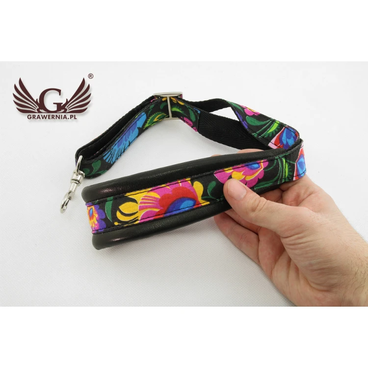 SAXOPHONGURT schwarz - Modell Black Flower - Komfort Version - PDS31