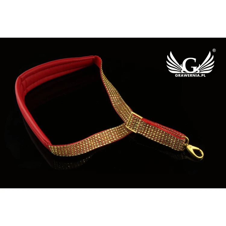 SAXOPHONGURT rot-gold - Modell Grand Staff - Exclusive Version - PDS25
