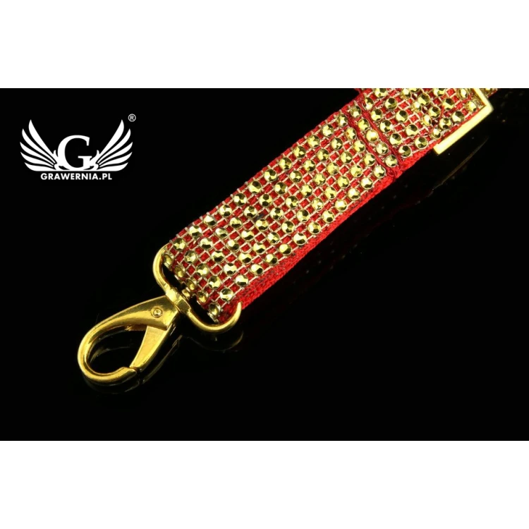 SAXOPHONGURT rot-gold - Modell Grand Staff - Exclusive Version - PDS25