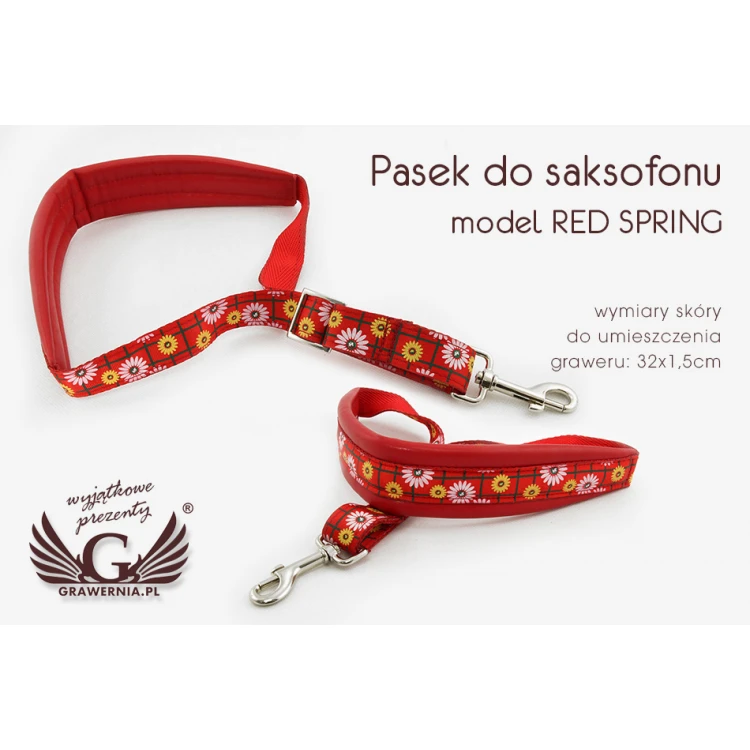 SAXOPHONGURT rot - Modell Red Spring - Komfort Version - PDS32