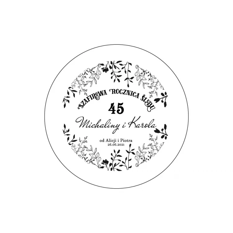 Glas-Kuchenteller mit Gravur - Hochzeitstag - PAT025