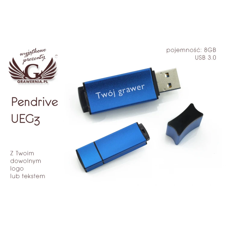 PENDRIVE GOODRAM UEG3 16GB USB 3.0 mit Ihrem individuellen Logo oder Text