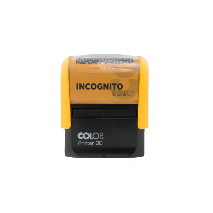 Datenschutzstempel Colop Incognito 30 - Abdruckgröße - 47x18mm - COL030