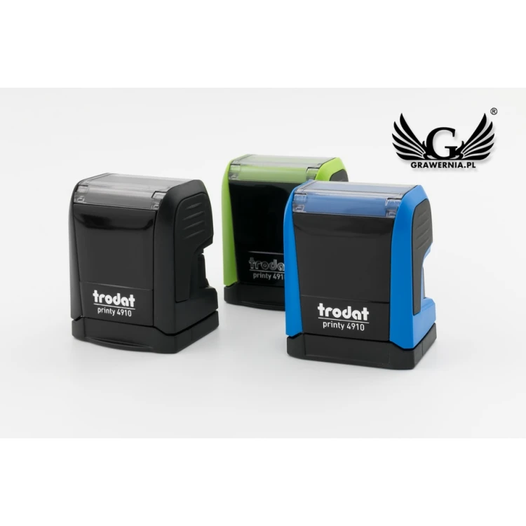 Selbstfärbender Stempel TRODAT Printy 4910 - Textplattengröße: 26mm x 9mm