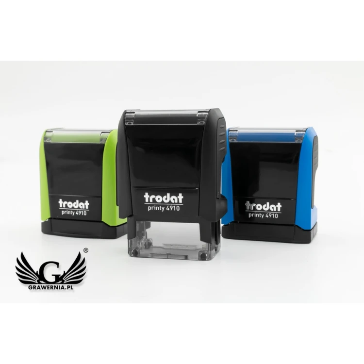 Selbstfärbender Stempel TRODAT Printy 4910 - Textplattengröße: 26mm x 9mm