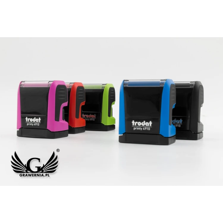 Selbstfärbender Stempel TRODAT Printy 4910 - Textplattengröße: 26mm x 9mm