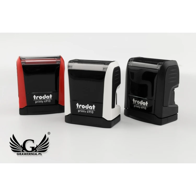 Selbstfärbender Stempel TRODAT Printy 4910 - Textplattengröße: 26mm x 9mm