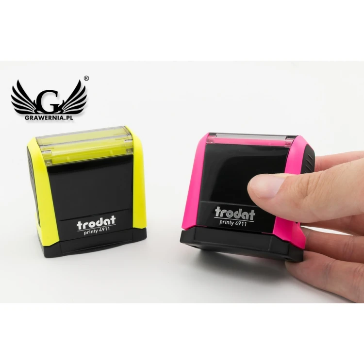 Selbstfärbender Stempel TRODAT Printy 4911 - Textplattengröße: 38mm x 14mm