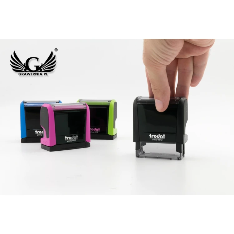 Selbstfärbender Stempel TRODAT Printy 4912 - Textplattengröße: 47mm x 18mm