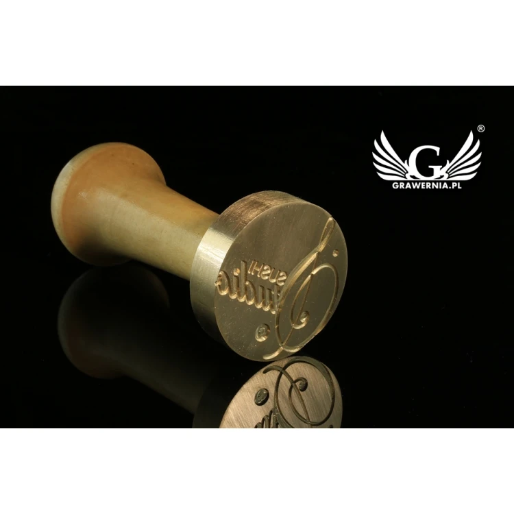 Lacksiegelstempel - CNC - Durchmesser 38mm