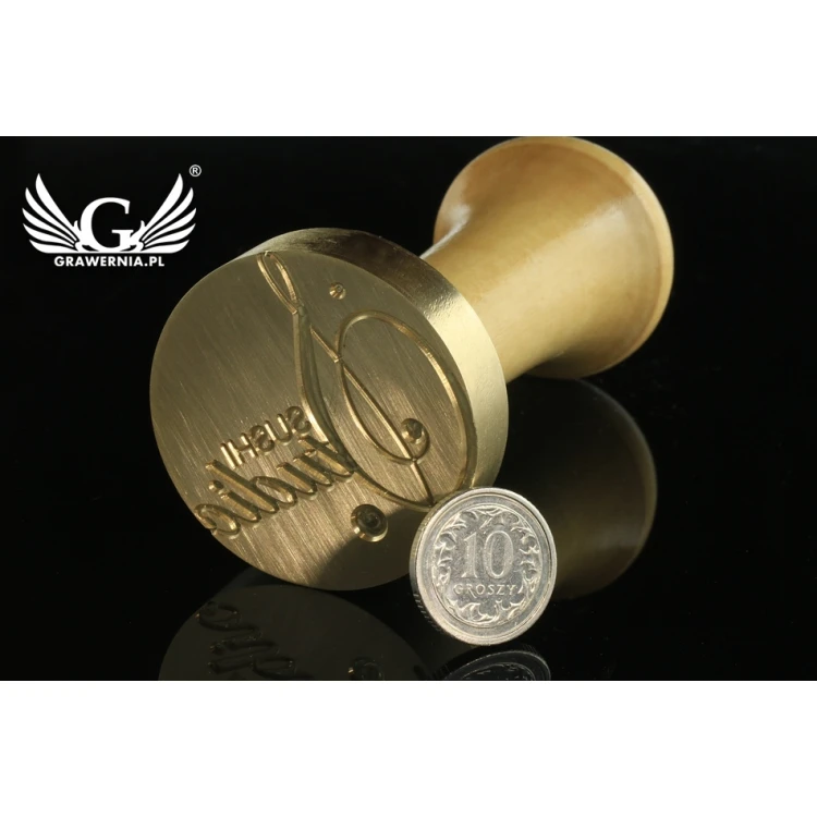 Lacksiegelstempel - CNC - Durchmesser 38mm