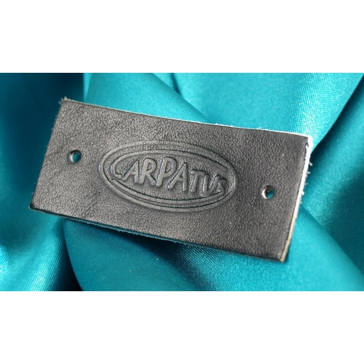 Matrize / Siegel zum Prägen von Logos in Leder im Kaltverfahren - Abmessungen: 39x19mm