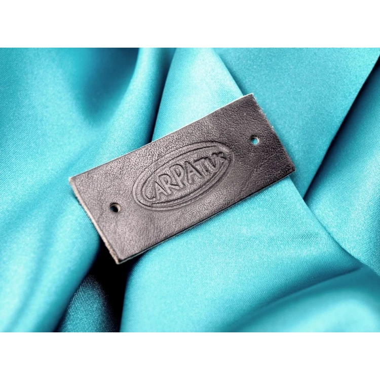 Matrize / Siegel zum Prägen von Logos in Leder im Kaltverfahren - Abmessungen: 39x19mm