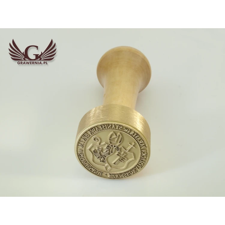 SIEGEL DER PFARREI - Messing Durchmesser 36mm Gravurtiefe etwa 0,4mm