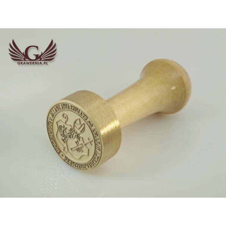 SIEGEL DER PFARREI - Messing Durchmesser 36mm Gravurtiefe etwa 0,4mm