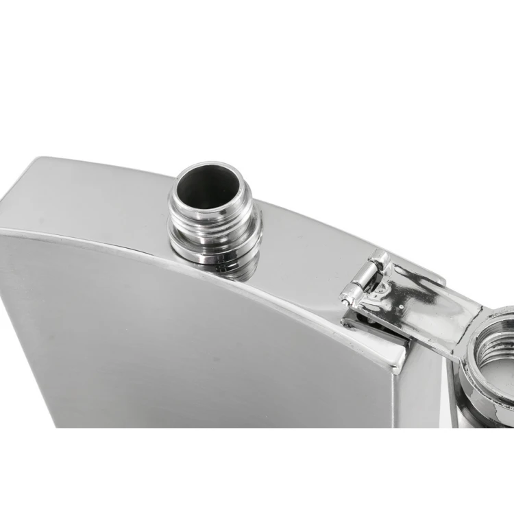 Dan Barmore SAN REMO Edelstahl Flachmann mit Gravur - 180ml - AL019