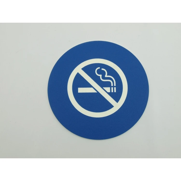 Piktogramme - Farbe Blau - Schild mit einem Durchmesser von 12 cm