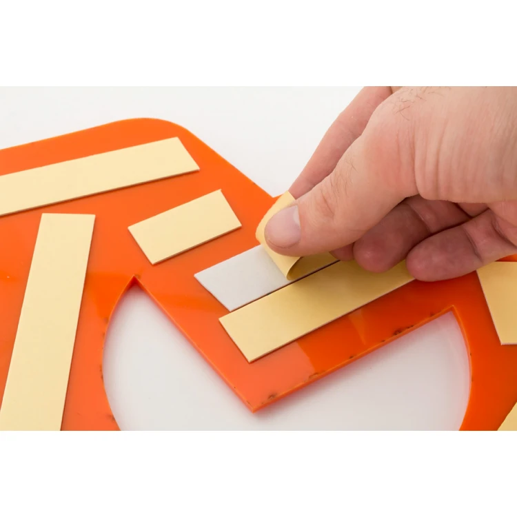 Piktogramme aus Plexiglas für Toiletten - Orange und Marineblau Acryl - Höhe: 300mm - TT035
