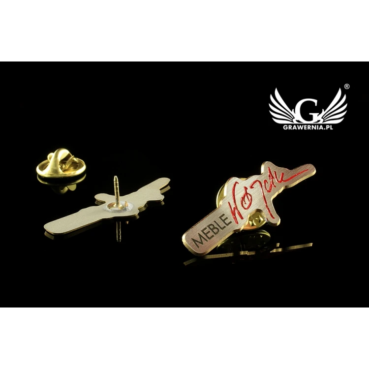 Metallische Pins mit Ihrem Logo - PS004