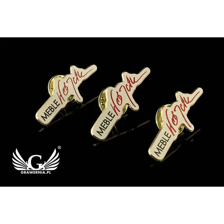 Metallische Pins mit Ihrem Logo - PS004
