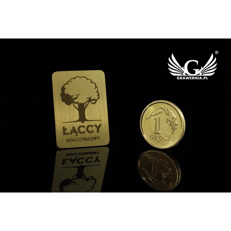 Metallische Pins mit Ihrem Logo - Größe 17x24mm - PS015