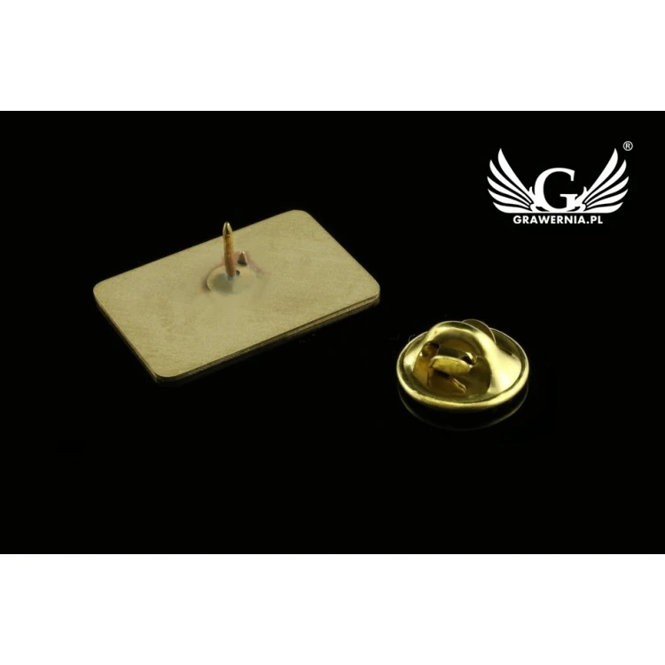 Metallische Pins mit Ihrem Logo - Größe 17x24mm - PS015
