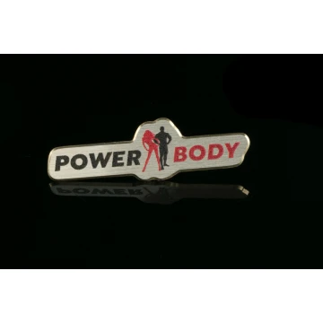 Metallische Pins mit Ihrem Logo - Größe 36x10,7mm - UV-Druck - PS026