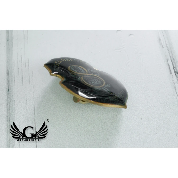 Messing Pins - gewölbtes 3D Doming - beliebiges Logo - PWD001
