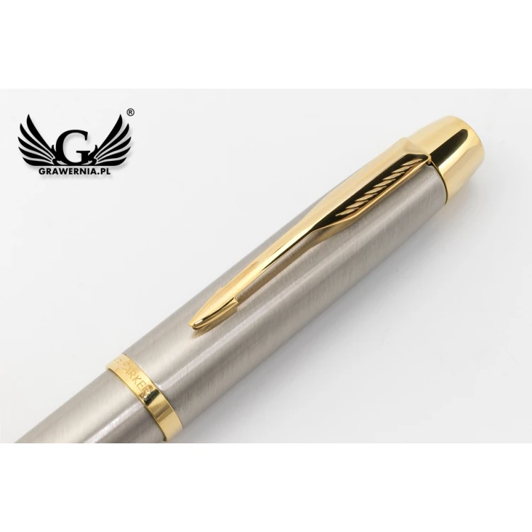 Kugelschreiber PARKER IM Gebürstetes Metall GT - PAR163-PK-SW