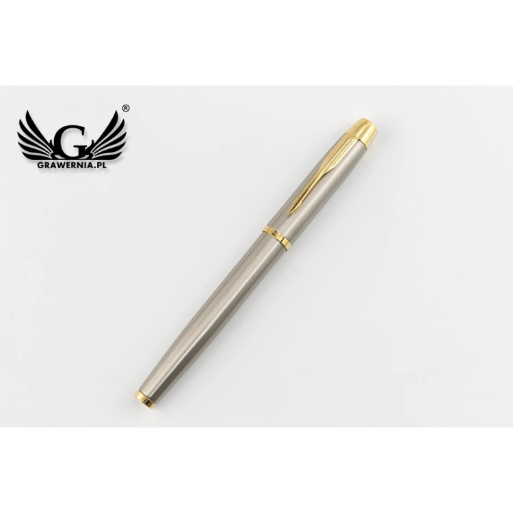 Kugelschreiber PARKER IM Gebürstetes Metall GT - PAR163-PK-SW