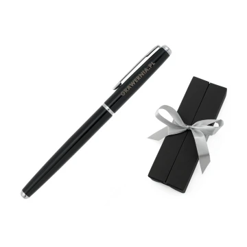 Kugelschreiber Siena mit individueller Gravur - schwarz - PKL001