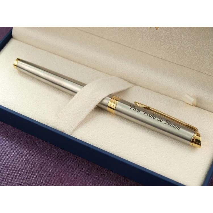 Ewiges Füllfederhalter WATERMAN HEMISPHERE - Satinstahl GT - WAT024