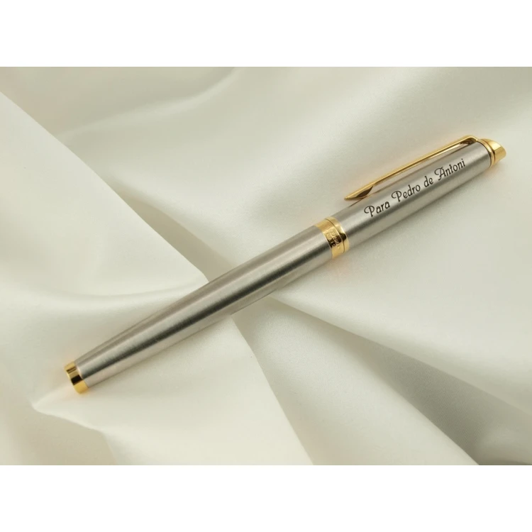 Ewiges Füllfederhalter WATERMAN HEMISPHERE - Satinstahl GT - WAT024