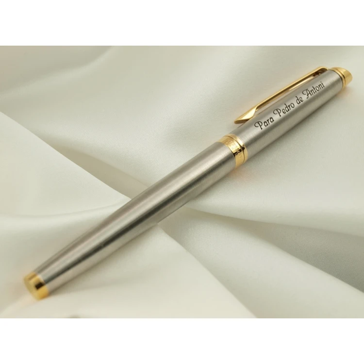 Ewiges Füllfederhalter WATERMAN HEMISPHERE - Satinstahl GT - WAT024