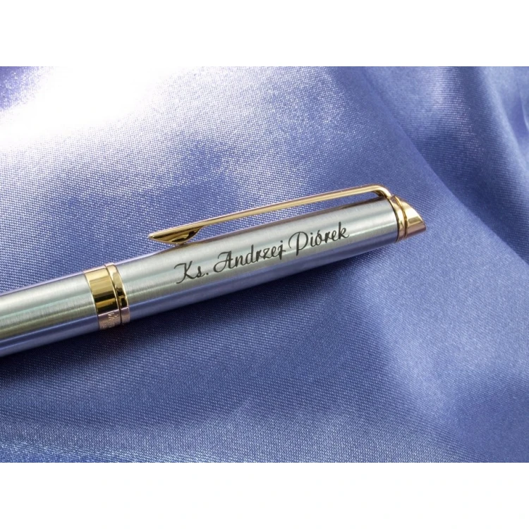 Ewiges Füllfederhalter WATERMAN HEMISPHERE - Satinstahl GT - WAT024